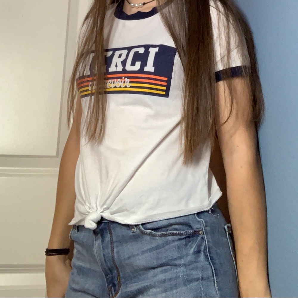 Cropped tee